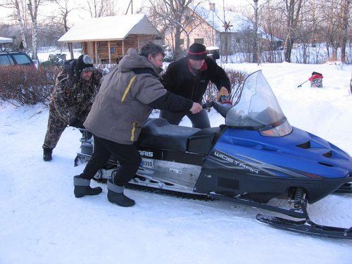 Снежик с толкача