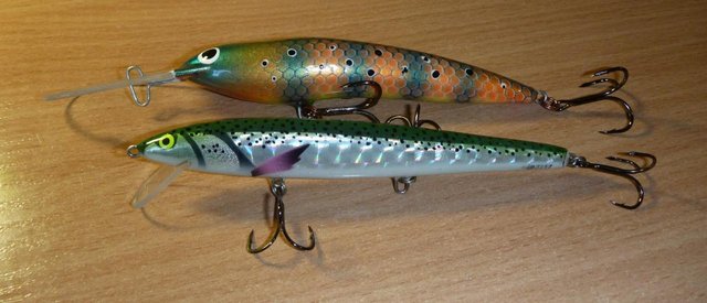 xtU1HwtDqcM.jpg (95.79 КБ) 10697 просмотров Верхний - абаши 12 см. 20 гр., нижний - бальса 13 см.