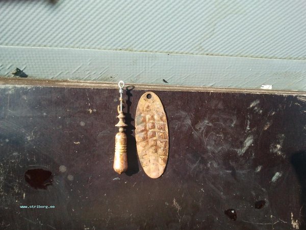 Мы оборвали лучший воб рыбалки именно на той сети... Пришлось искать её якорем. Нашли, подняли, перепачкались. А это вытащили из неё в награду! <br />И в заключении - на этой рыбалке ловили только самодельные воблеры!!! Покупные приманки, на которые ловил напарник в первой части "марлизонского балета" - молчали!!! И вертушки от "мепс" и ещё какие то - тоже молчали!!! Так что Стриборг рулит!!!<br />ВСЁ! ОТЧЁТУ КОНЕЦ!